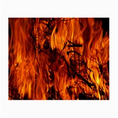 Fire Easter Easter Fire Flame Small Glasses Cloth (2-side) by Nexatart