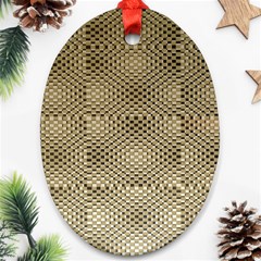 Fashion Style Glass Pattern Ornament (oval) by Nexatart