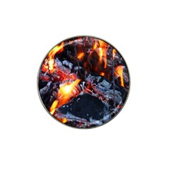 Fire Embers Flame Heat Flames Hot Hat Clip Ball Marker (4 Pack) by Nexatart