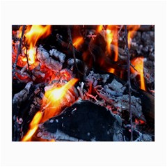 Fire Embers Flame Heat Flames Hot Small Glasses Cloth by Nexatart