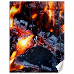 Fire Embers Flame Heat Flames Hot Canvas 12  X 16  