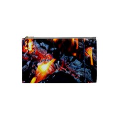 Fire Embers Flame Heat Flames Hot Cosmetic Bag (small)  by Nexatart