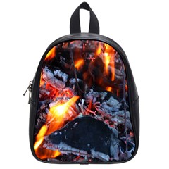 Fire Embers Flame Heat Flames Hot School Bags (small)  by Nexatart