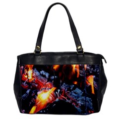 Fire Embers Flame Heat Flames Hot Office Handbags by Nexatart