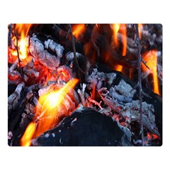 Fire Embers Flame Heat Flames Hot Double Sided Flano Blanket (large)  by Nexatart