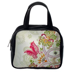 Floral Pattern Background Classic Handbags (one Side) by Nexatart