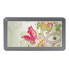 Floral Pattern Background Memory Card Reader (mini) by Nexatart