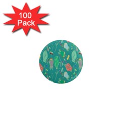 Floral Elegant Background 1  Mini Magnets (100 pack) 