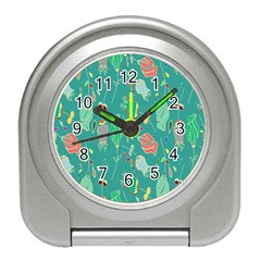 Floral Elegant Background Travel Alarm Clocks