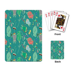 Floral Elegant Background Playing Card