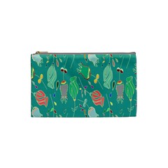 Floral Elegant Background Cosmetic Bag (Small) 