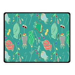 Floral Elegant Background Fleece Blanket (Small)