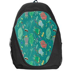 Floral Elegant Background Backpack Bag