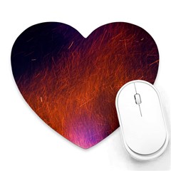 Fire Radio Spark Fire Geiss Heart Mousepads by Nexatart