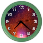 Fire Radio Spark Fire Geiss Color Wall Clocks Front