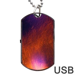 Fire Radio Spark Fire Geiss Dog Tag Usb Flash (two Sides) by Nexatart