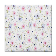 Floral Pattern Background  Face Towel by Nexatart