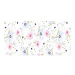 Floral Pattern Background  Satin Wrap Front