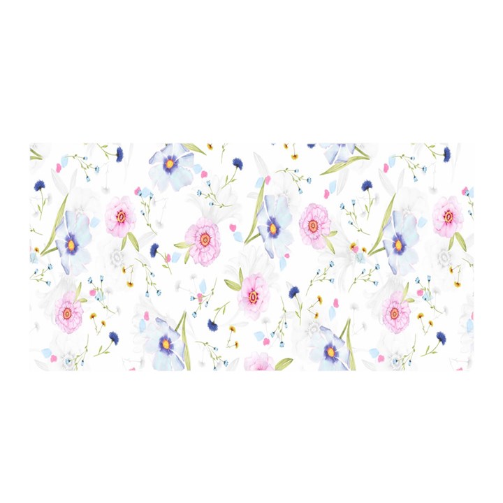 Floral Pattern Background  Satin Wrap