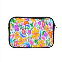 Floral Paisley Background Flower Apple Macbook Pro 15  Zipper Case