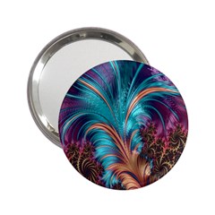 Feather Fractal Artistic Design 2.25  Handbag Mirrors