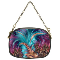 Feather Fractal Artistic Design Chain Purses (One Side) 