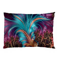 Feather Fractal Artistic Design Pillow Case