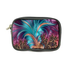 Feather Fractal Artistic Design Coin Purse