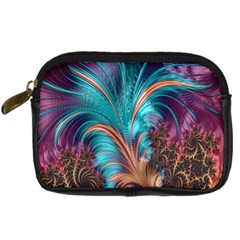 Feather Fractal Artistic Design Digital Camera Cases