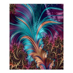 Feather Fractal Artistic Design Shower Curtain 60  x 72  (Medium) 