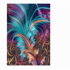 Feather Fractal Artistic Design Large Garden Flag (two Sides) by Nexatart