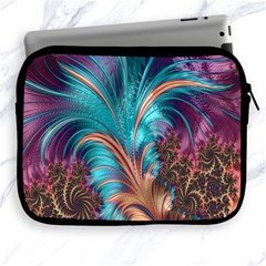 Feather Fractal Artistic Design Apple iPad 2/3/4 Zipper Cases