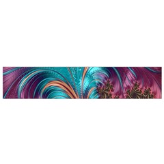 Feather Fractal Artistic Design Flano Scarf (small) by Nexatart