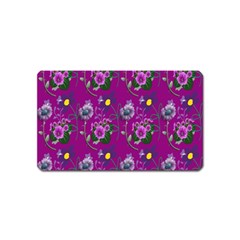 Flower Pattern Magnet (name Card)