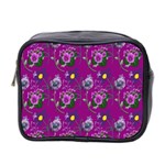 Flower Pattern Mini Toiletries Bag 2-Side Front