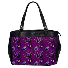 Flower Pattern Office Handbags by Nexatart