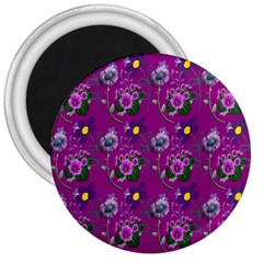 Flower Pattern 3  Magnets