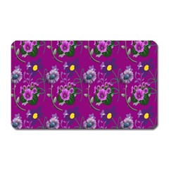 Flower Pattern Magnet (rectangular)