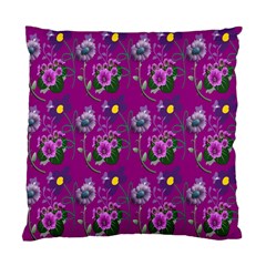 Flower Pattern Standard Cushion Case (two Sides) by Nexatart