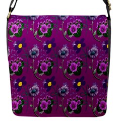 Flower Pattern Flap Messenger Bag (s)