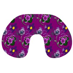 Flower Pattern Travel Neck Pillows by Nexatart