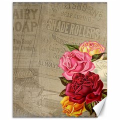 Flower Floral Bouquet Background Canvas 16  X 20   by Nexatart