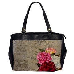 Flower Floral Bouquet Background Office Handbags by Nexatart