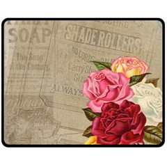 Flower Floral Bouquet Background Fleece Blanket (medium)  by Nexatart