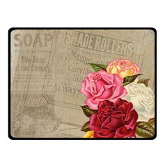 Flower Floral Bouquet Background Double Sided Fleece Blanket (small)  by Nexatart