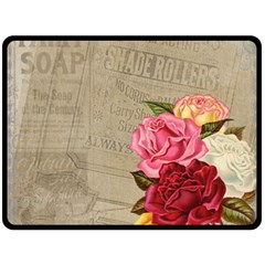 Flower Floral Bouquet Background Double Sided Fleece Blanket (large)  by Nexatart