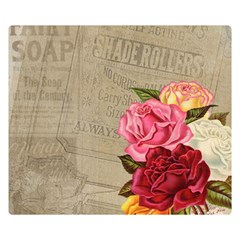 Flower Floral Bouquet Background Double Sided Flano Blanket (small)  by Nexatart