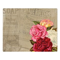 Flower Floral Bouquet Background Double Sided Flano Blanket (large)  by Nexatart