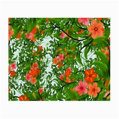 Flower Background Backdrop Pattern Small Glasses Cloth by Nexatart