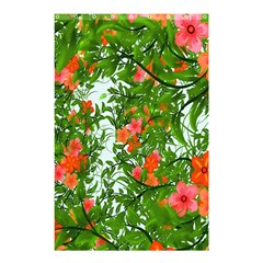 Flower Background Backdrop Pattern Shower Curtain 48  X 72  (small)  by Nexatart